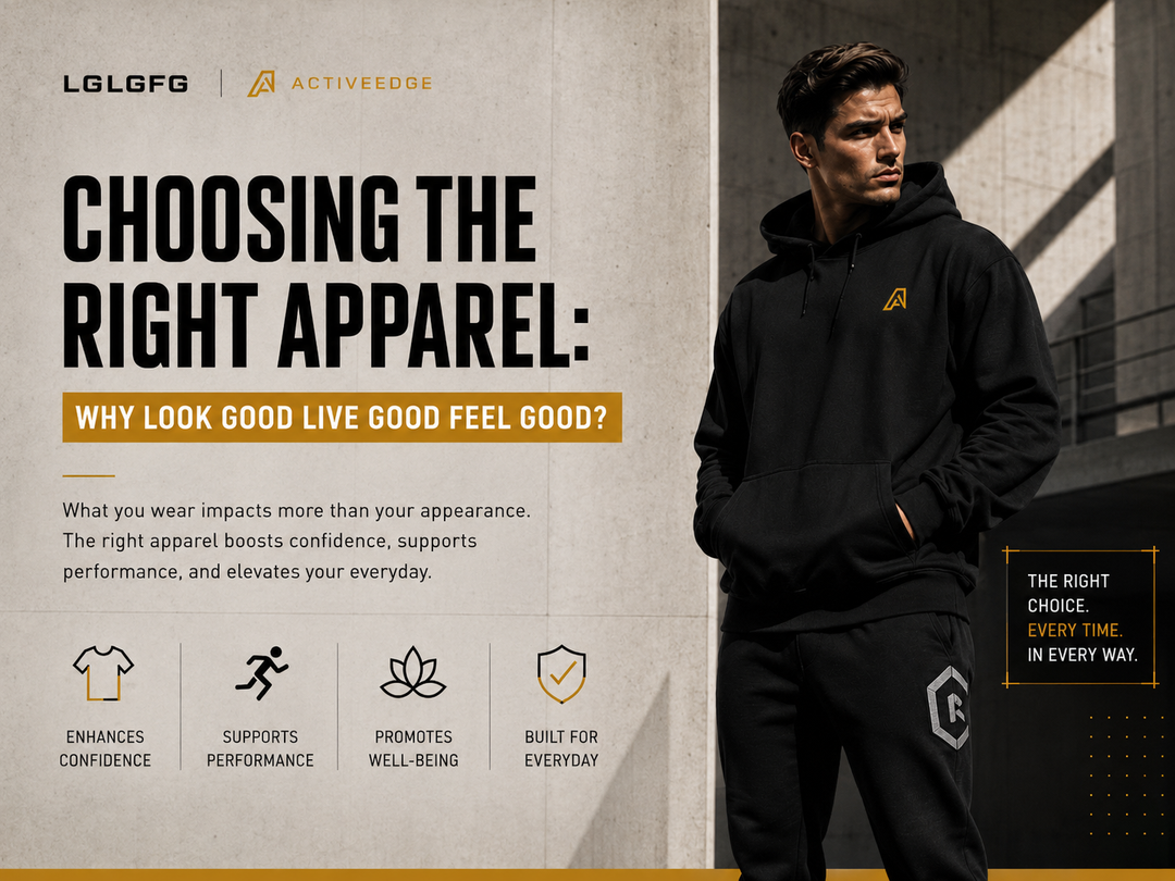 Choosing the Right Apparel: Why Look Good, Live Good, Feel Good?