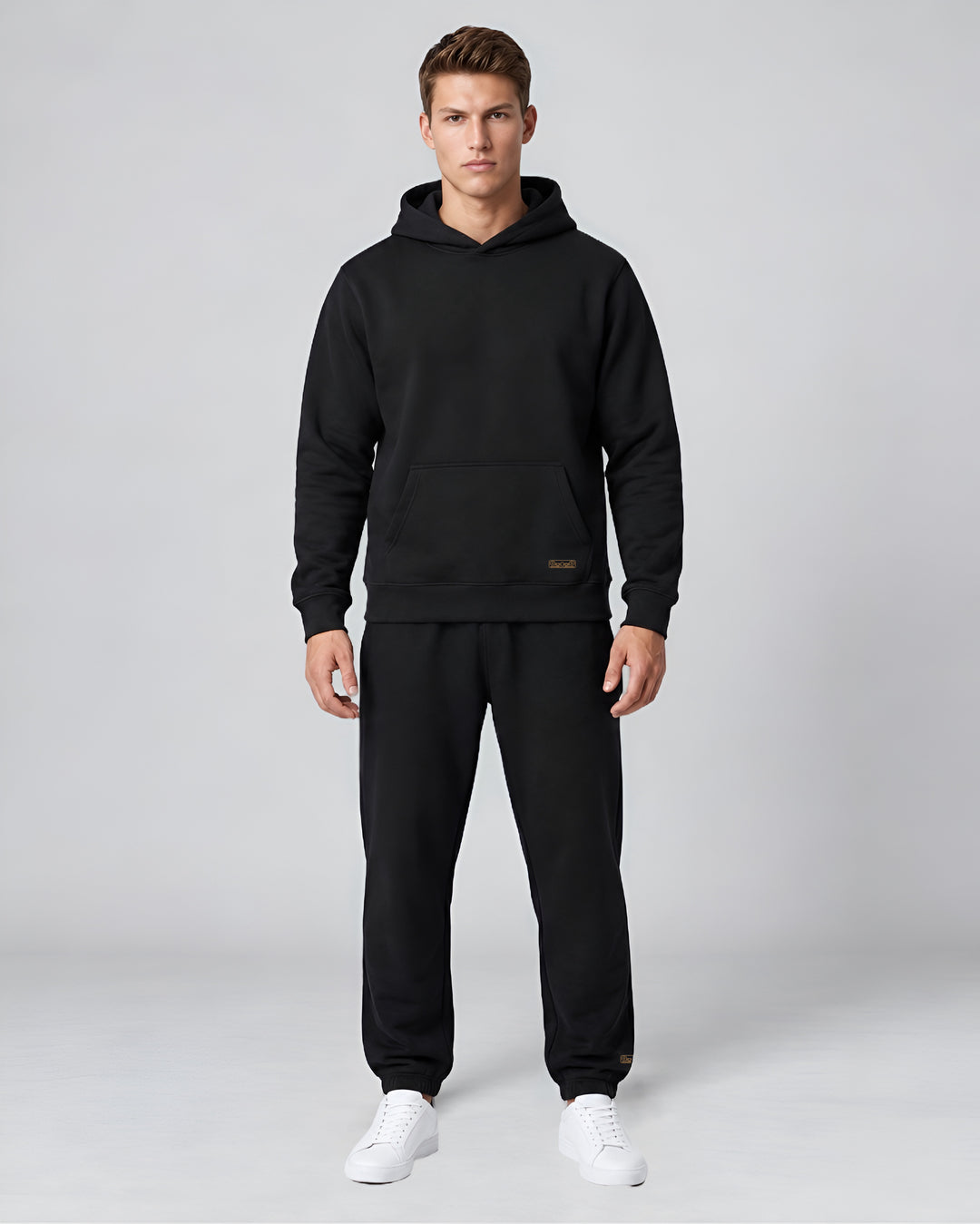 LGLGFG Stealth Tracksuit in Faded Black. Men's tracksuit set