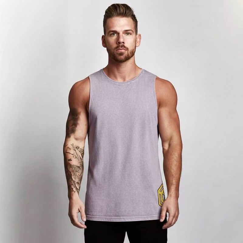 Stone Wash Sleeveless Tank