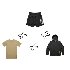 Shirt + Shorts + Zip Up Hoodie | Bundle