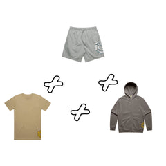 Shirt + Shorts + Zip Up Hoodie | Bundle