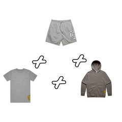 Shirt + Shorts + Zip Up Hoodie | Bundle