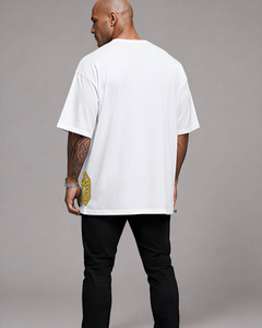 LGLGFG Bullion T box cut back view - mens hybrid streetwear tee