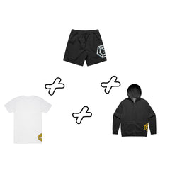 Shirt + Shorts + Zip Up Hoodie | Bundle