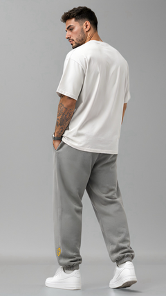 LGLGFG Canon trackpants in faded grey colourway - mens performance streetwear joggers