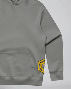 LGLGFG Tenet Hoodie in Washed Grey, pullover, view 8