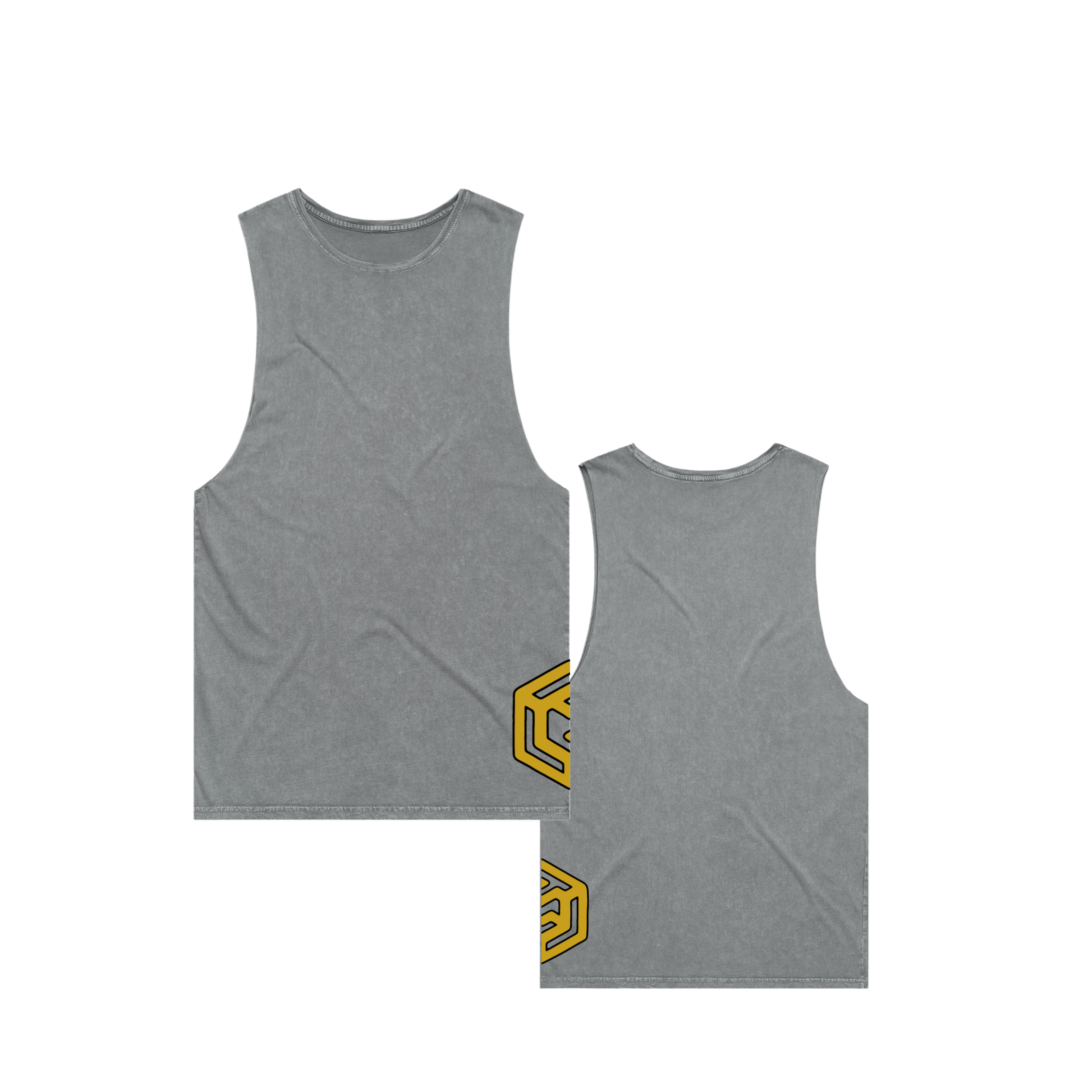 Stone Wash Sleeveless Tank