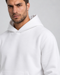 LGLGFG Static Hoodie in White, pullover, view 6