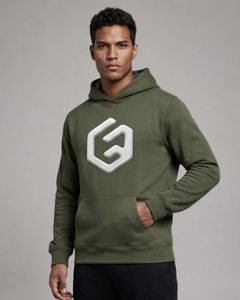 Deep hood detail on LGLGFG Prestige hoodie - mens technical apparel