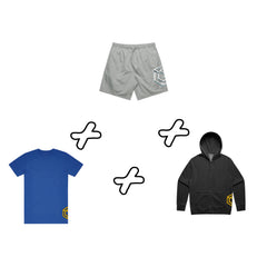 Shirt + Shorts + Zip Up Hoodie | Bundle