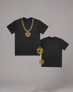 Side view of LGLGFG Baller T - mens performance streetwear box cut tee