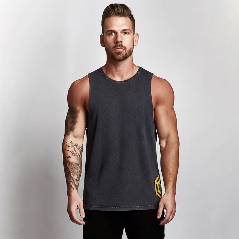 Stone Wash Sleeveless Tank