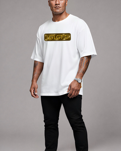 Set-in sleeve detail on LGLGFG Bullion T - mens technical apparel box cut tee