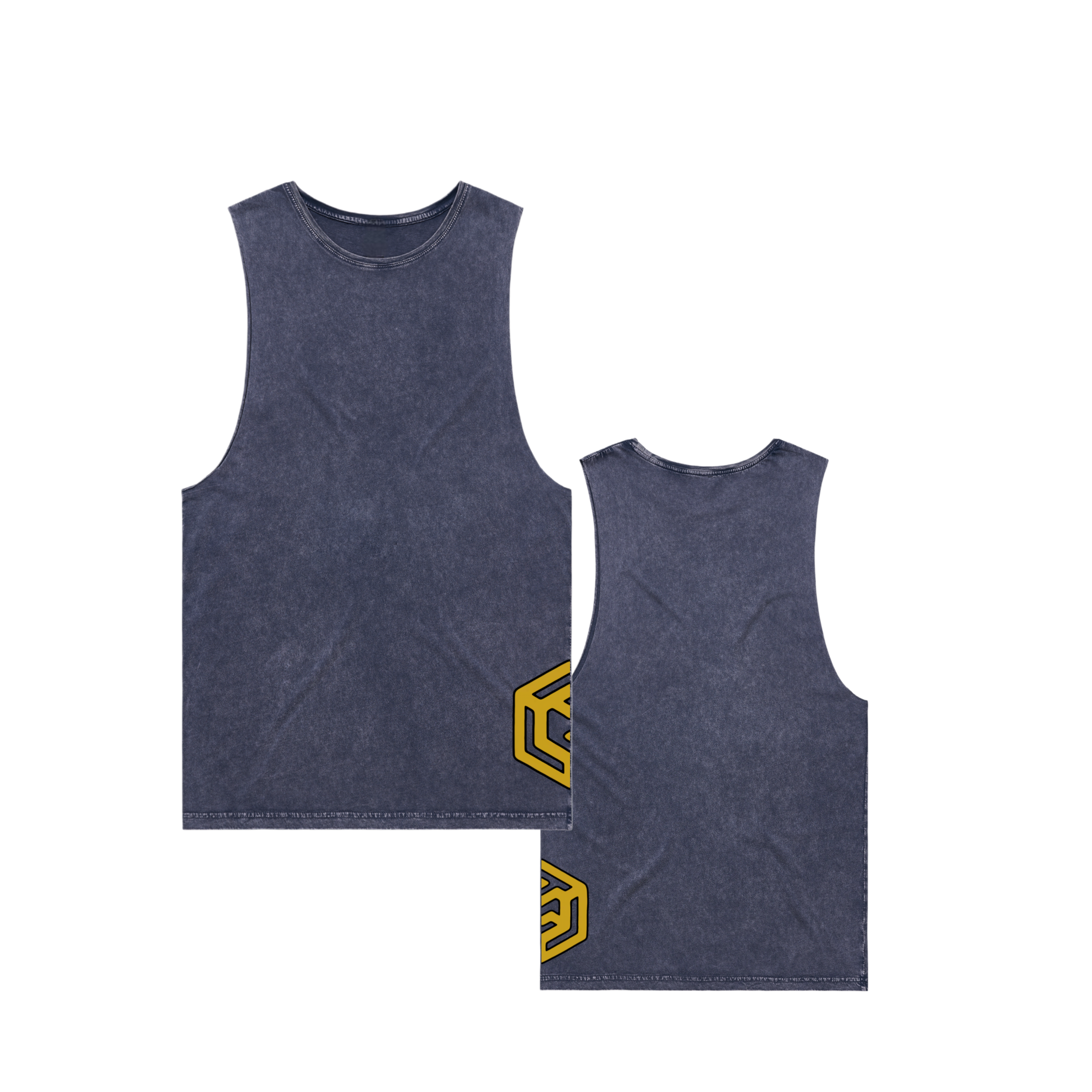Stone Wash Sleeveless Tank