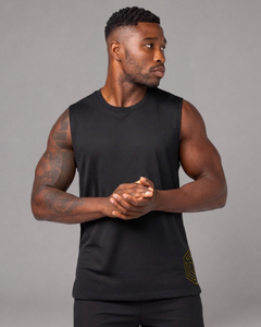LGLGFG Arc Tank black back view - mens premium apparel singlet