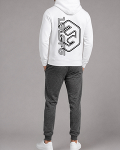 LGLGFG Legacy hoodie white styled - mens performance streetwear Australia
