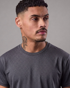 LGLGFG Axion T in white colourway - mens hybrid streetwear tee