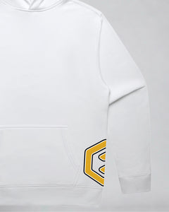 LGLGFG Static Hoodie in White, pullover, view 8
