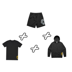 Shirt + Shorts + Zip Up Hoodie | Bundle