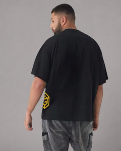 LGLGFG Baller T box cut back view - mens hybrid streetwear oversized tee