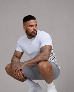 LGLGFG Aegis shorts back view - mens performance streetwear shorts