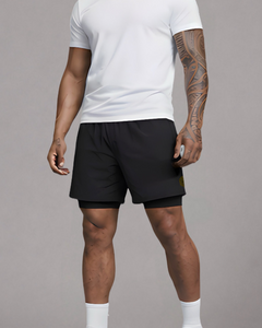 LGLGFG Carbine dual layer shorts styled - mens street performance clothing