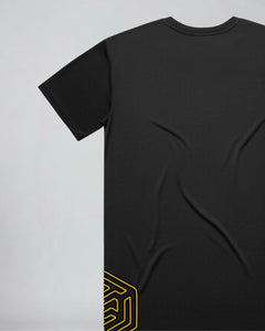LGLGFG Axion T in Black laid flat, third detail view