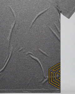 LGLGFG Axion T in Graphite laid flat, fabric and construction detail
