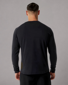 LGLGFG Resonance long sleeve tee in graphite colourway - mens hybrid streetwear