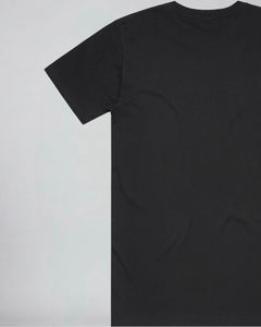 LGLGFG Baller T in Black laid flat, third detail view