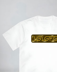 LGLGFG Bullion T in White laid flat, fabric and construction detail