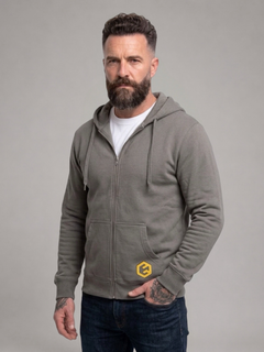 Kangaroo pocket detail on LGLGFG Static hoodie - mens technical apparel