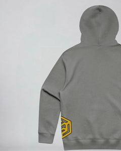 LGLGFG Tenet Hoodie in Washed Grey, pullover, view 7