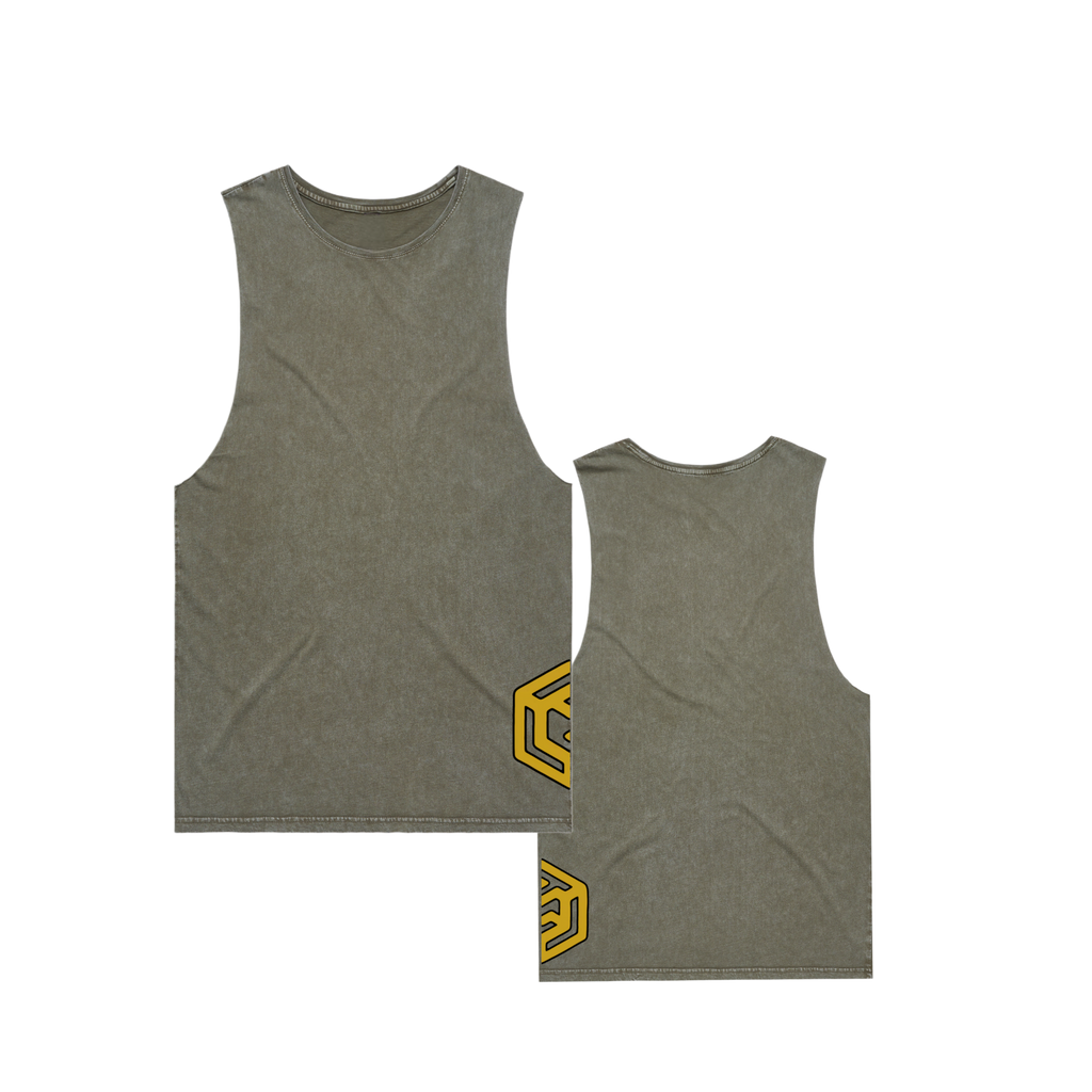 Stone Wash Sleeveless Tank