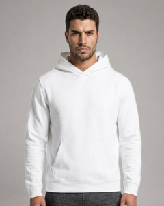 Drawcord hood detail on LGLGFG Legacy hoodie white - mens premium apparel