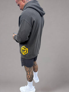 LGLGFG Tenet zip up hoodie flat lay - mens street performance clothing
