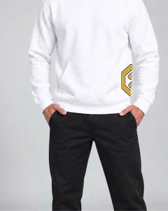 LGLGFG Static Hoodie in White, pullover, view 5