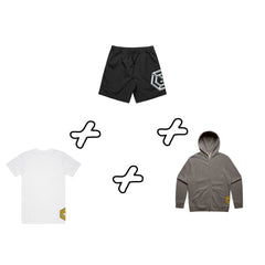 Shirt + Shorts + Zip Up Hoodie | Bundle