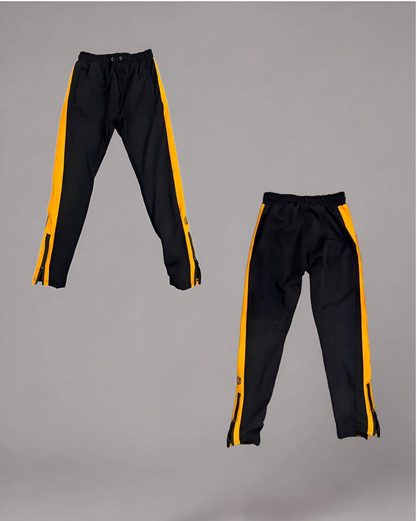 Tapered ankle detail on LGLGFG Calibra tracksuit joggers - mens Urban Athletis Wear