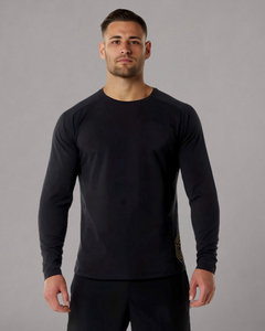 LGLGFG Resonance long sleeve tee back view - mens technical apparel