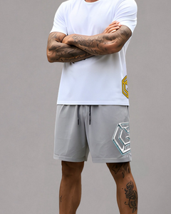 LGLGFG Nexus boardshorts styled - mens performance streetwear Australia