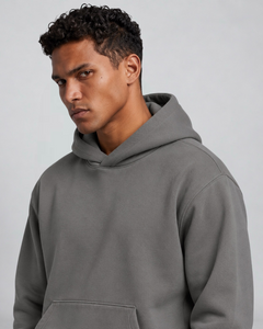 LGLGFG Tenet Hoodie in Washed Grey, pullover, view 5