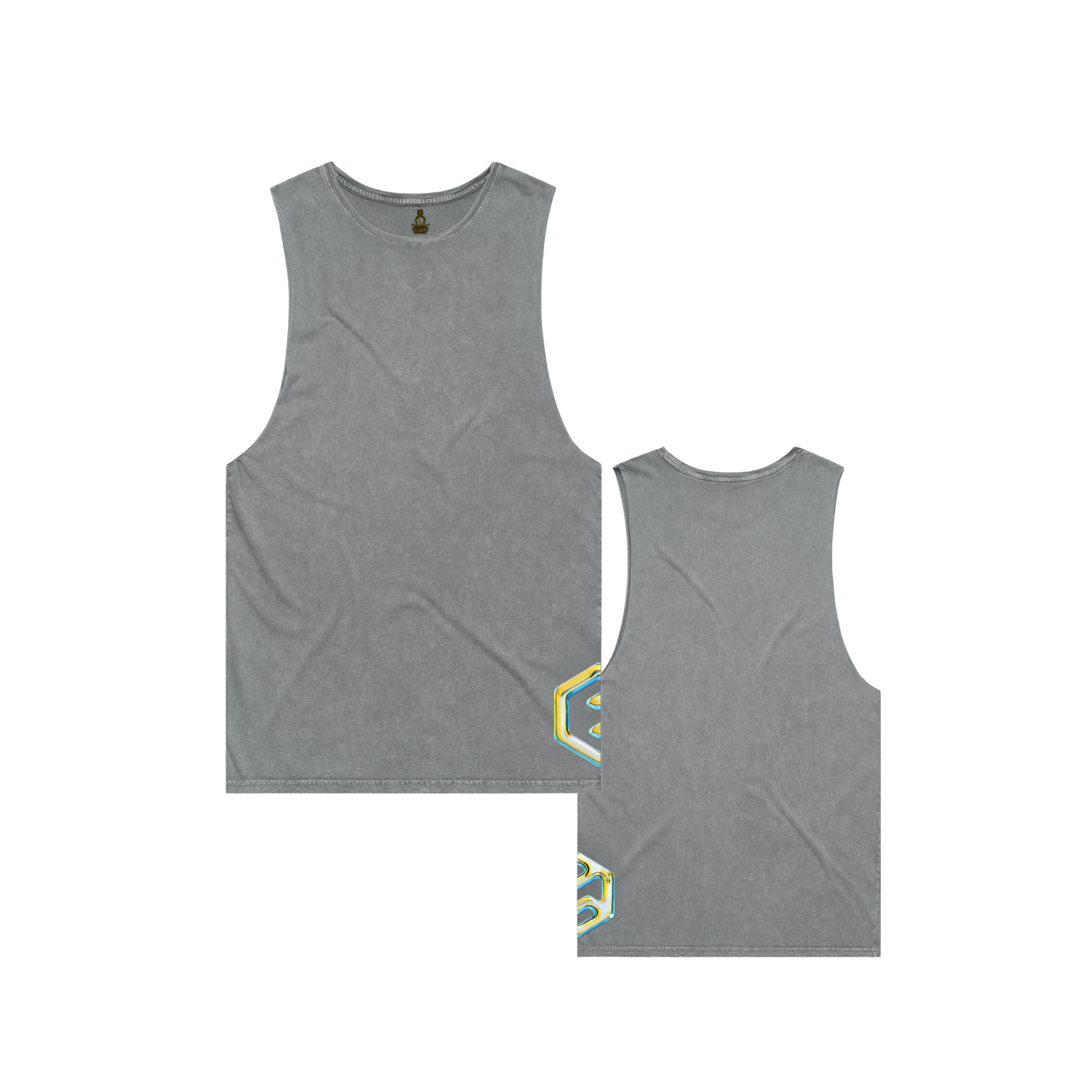 Stone Wash Sleeveless Tank