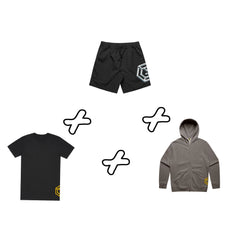 Shirt + Shorts + Zip Up Hoodie | Bundle