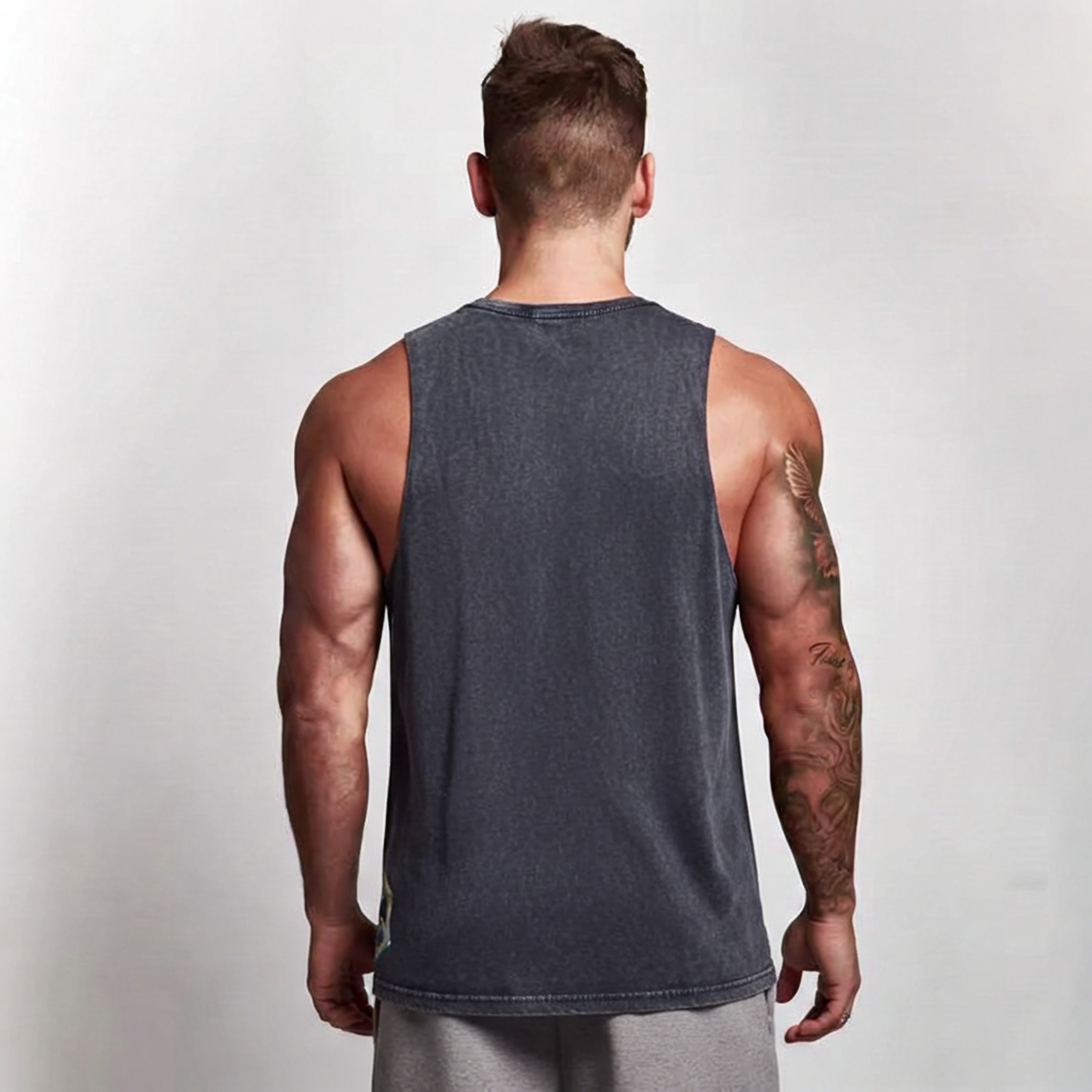 Stone Wash Sleeveless Tank