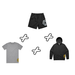 Shirt + Shorts + Zip Up Hoodie | Bundle