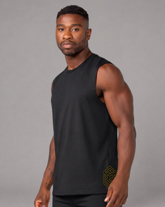 LGLGFG Arc Tank back view - mens hybrid streetwear singlet