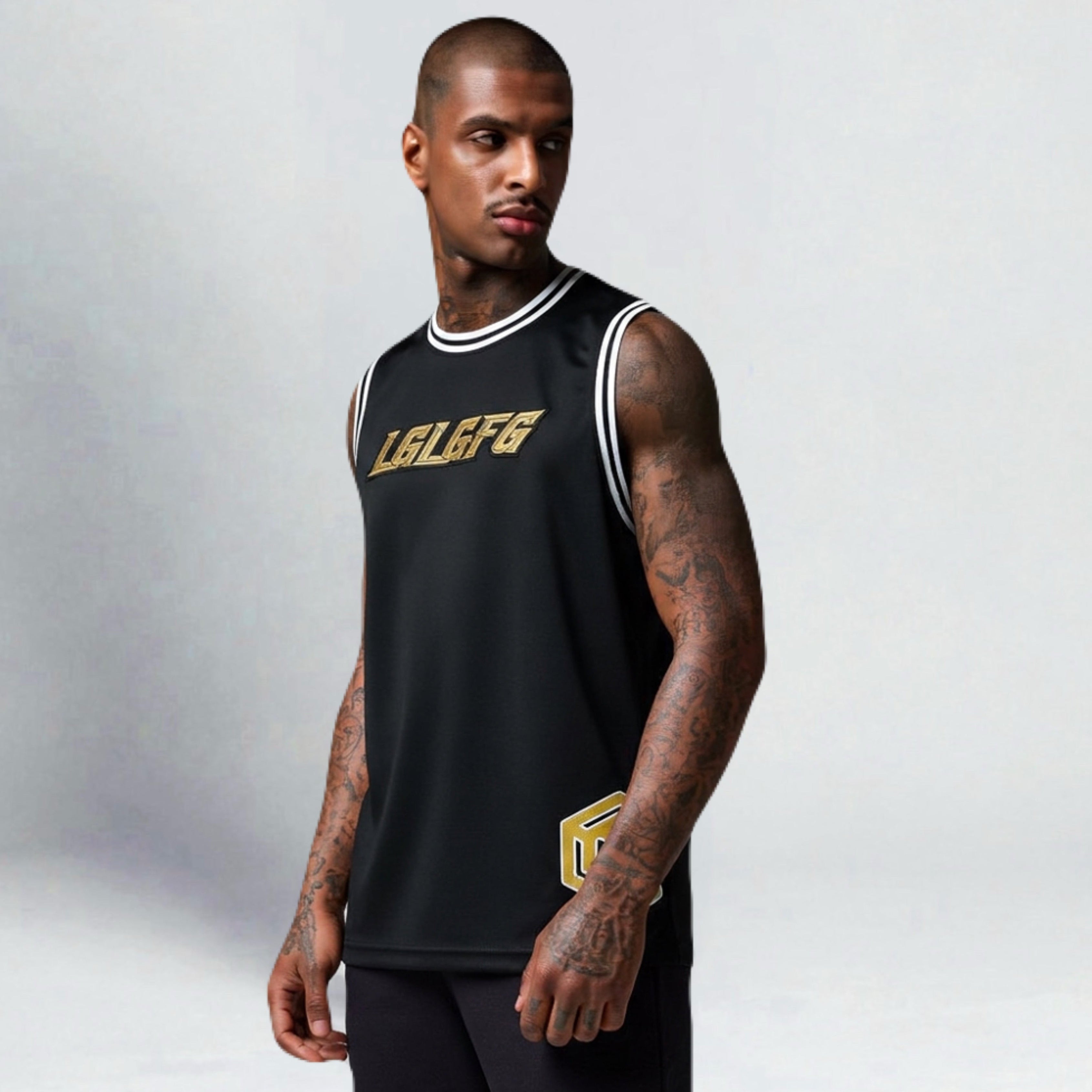 Customisable Team LGLGFG Basketball Jersey